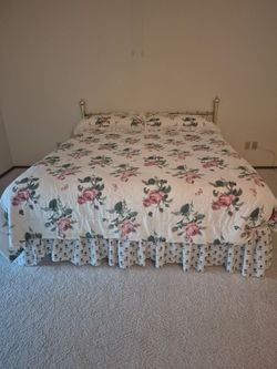 King-size bed complete