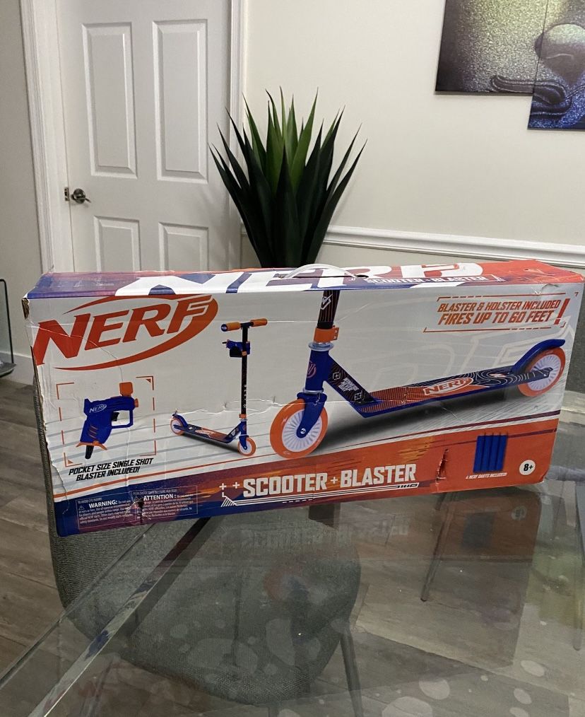 Kids Scooter With Blaster For Game ! Brand New