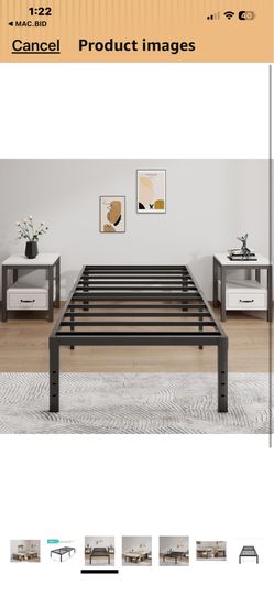 NEW XL TWIN BED FRAME NEW IN BOX NO INSTRUCTIONS