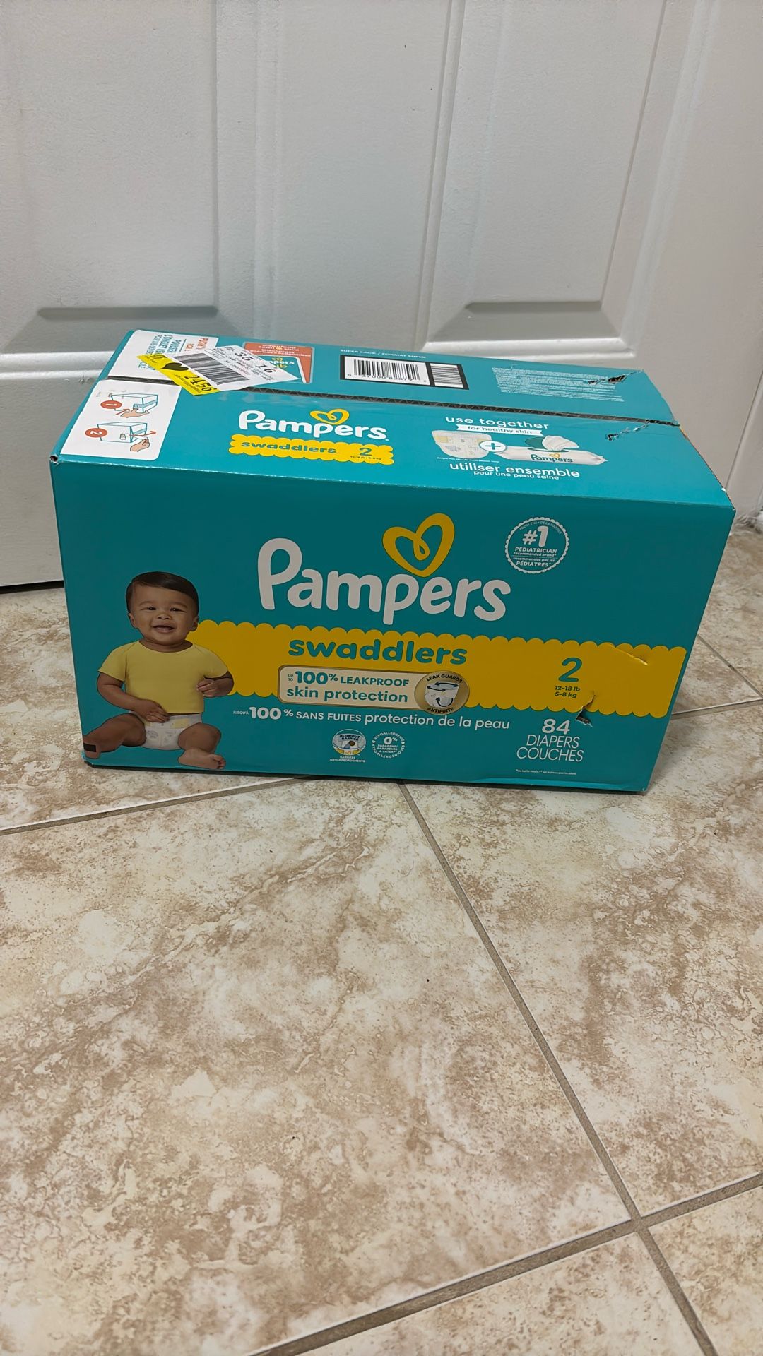 Pampers Size 2 - 84 Diapers $20