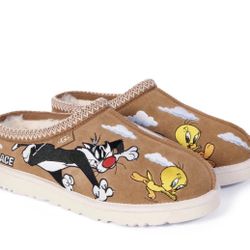 PRESALE Palace x Looney Tunes x UGG Tasman Slipper Chestnut Size 10 M LIMITED EDITION
