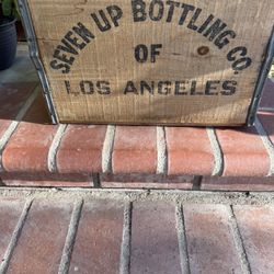Old 7up Wood Crate