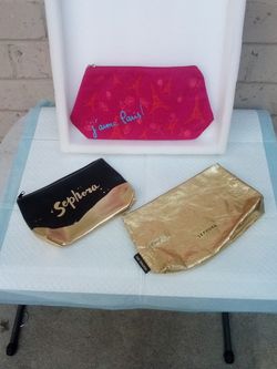 Sephora Makeup Bags & Set Of 3 Bags