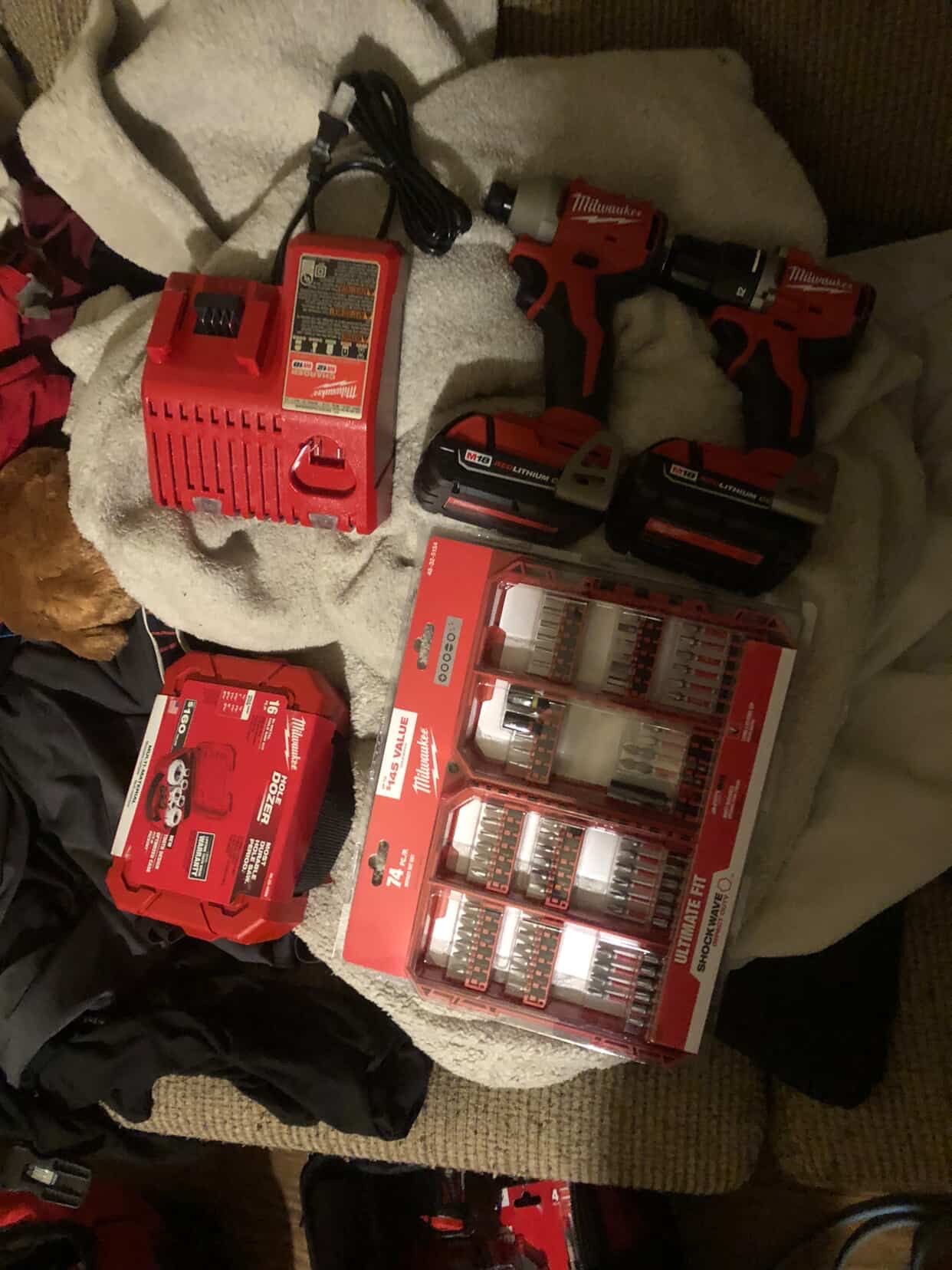 Milwaukee Drill Impact Set