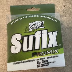 8 Pound Test Suffix fishing line