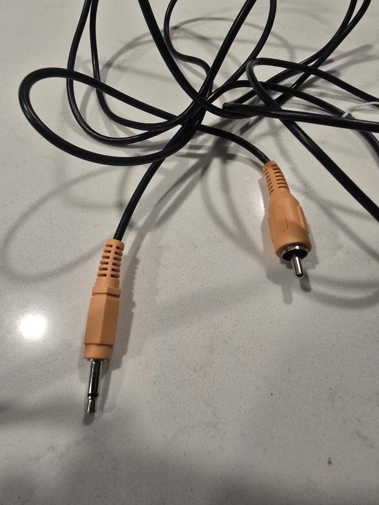 6FT 3.5mm AV to RCA Male Adapter Audio Video Camcorder Cable