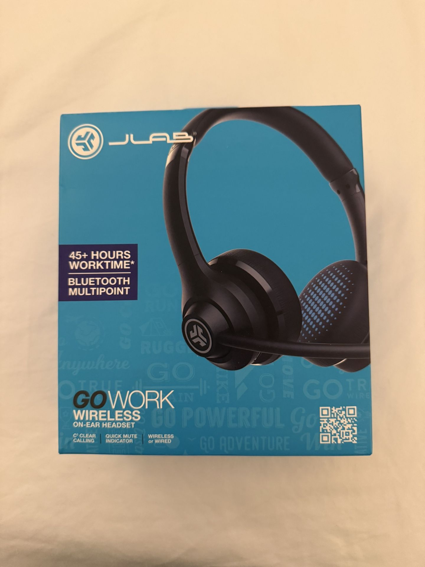 JLAB GO WORK WIRELESS & WIRED ON-EAR HEADSET