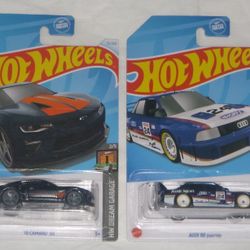 Hot Wheels Super Treasure Hunt Audi 90 Quattro '18 Camaro SS 