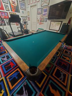 Beach pool table.