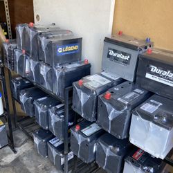Car batteries