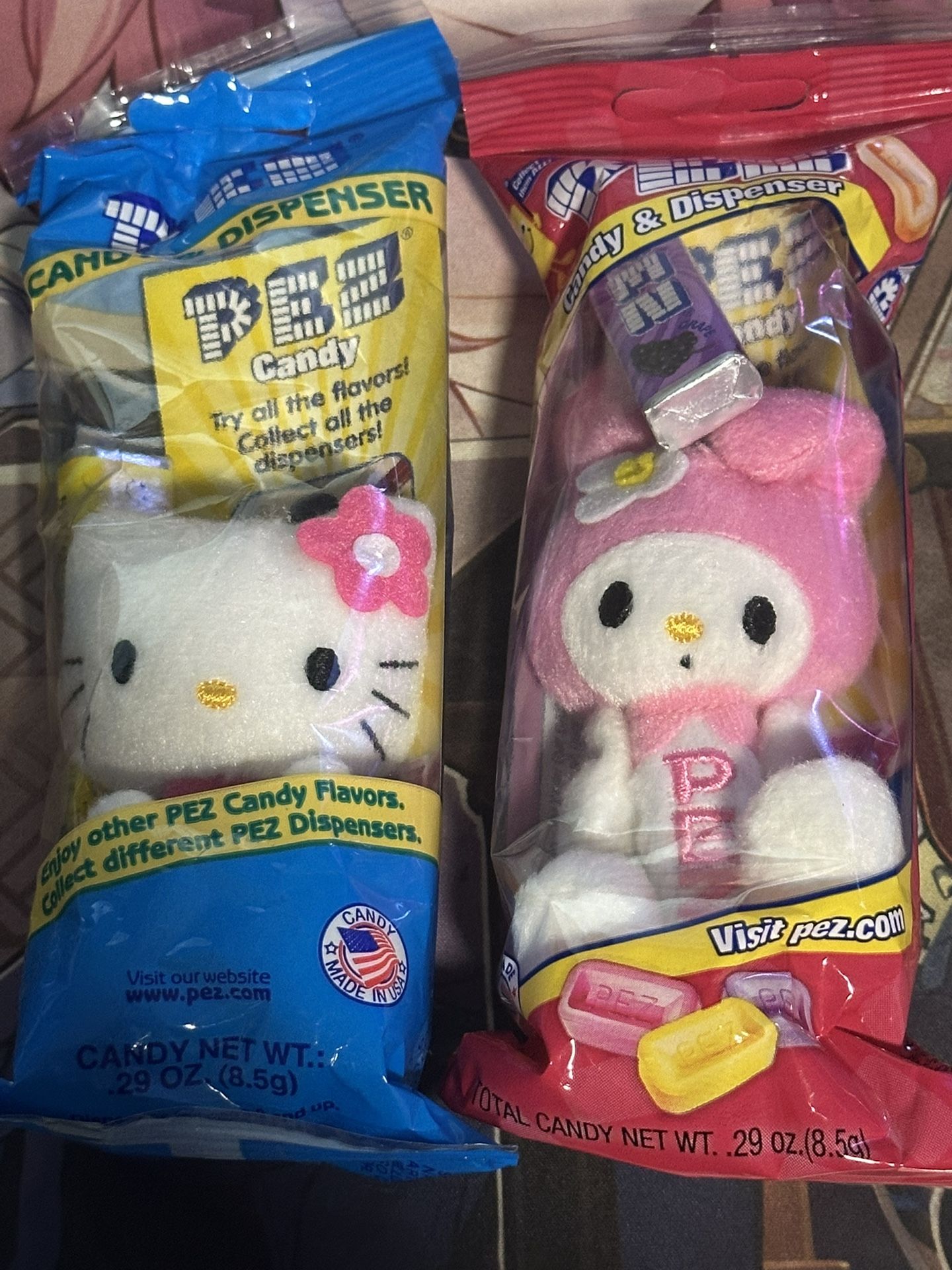 Sanrio Hello Kitty My Melody PEZ Dispenser Keychain