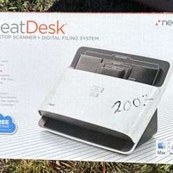 Neat Desk for Mac ND-1000 Desktop Scanner & Digital Filing System- NEW/SEALED