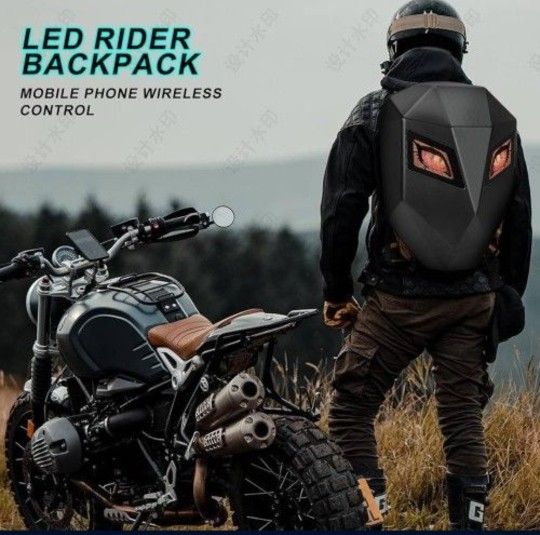 Led Motorcycle Backpack 