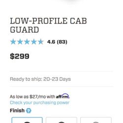 2020-2025 Chevy Diamondback Cover Low Profile Cab Guard