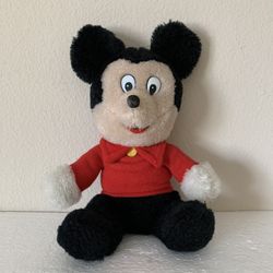 Vintage Disney Mickey Mouse Knickerbocker Plush
