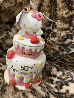 Hello Kitty Anniversary Cake Ceramic 