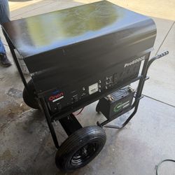 Reliable Onan Pro 6000E generator set up to run on propane, giving you a cleaner, more dependable power source—perfect for backup power and long-term 