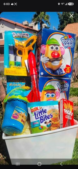 Mr. & Mrs. Potato Kids Happy Birthday Basket (Delivery Available) 🛻🔥