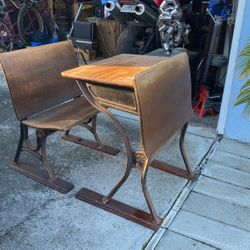 Antique School Desk