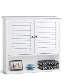 Bathroom wall storage cabinet organizer NEW