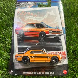 Hot Wheels 1971 Nissan Skyline GT-R orange car #nissan #jdm #racing