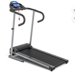 Goplus 1100W Folding Treadmill Electric Support Motorized Power Running Fitness Machine