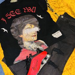 Shirt Sz Large Jeans Sz 34 Shoes 9.5 $150 