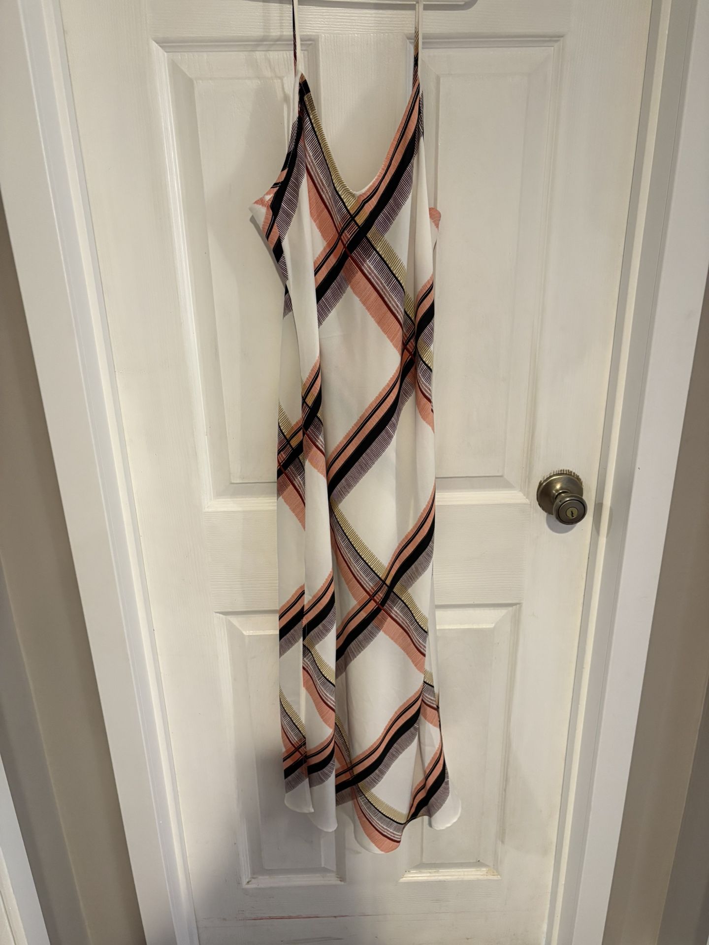 Multicolor Striped Maxi Dress