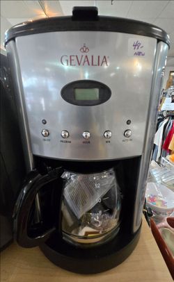 New, Gevalia 12 Cup Coffee Maker. PLEASE READ DESCRIPTION