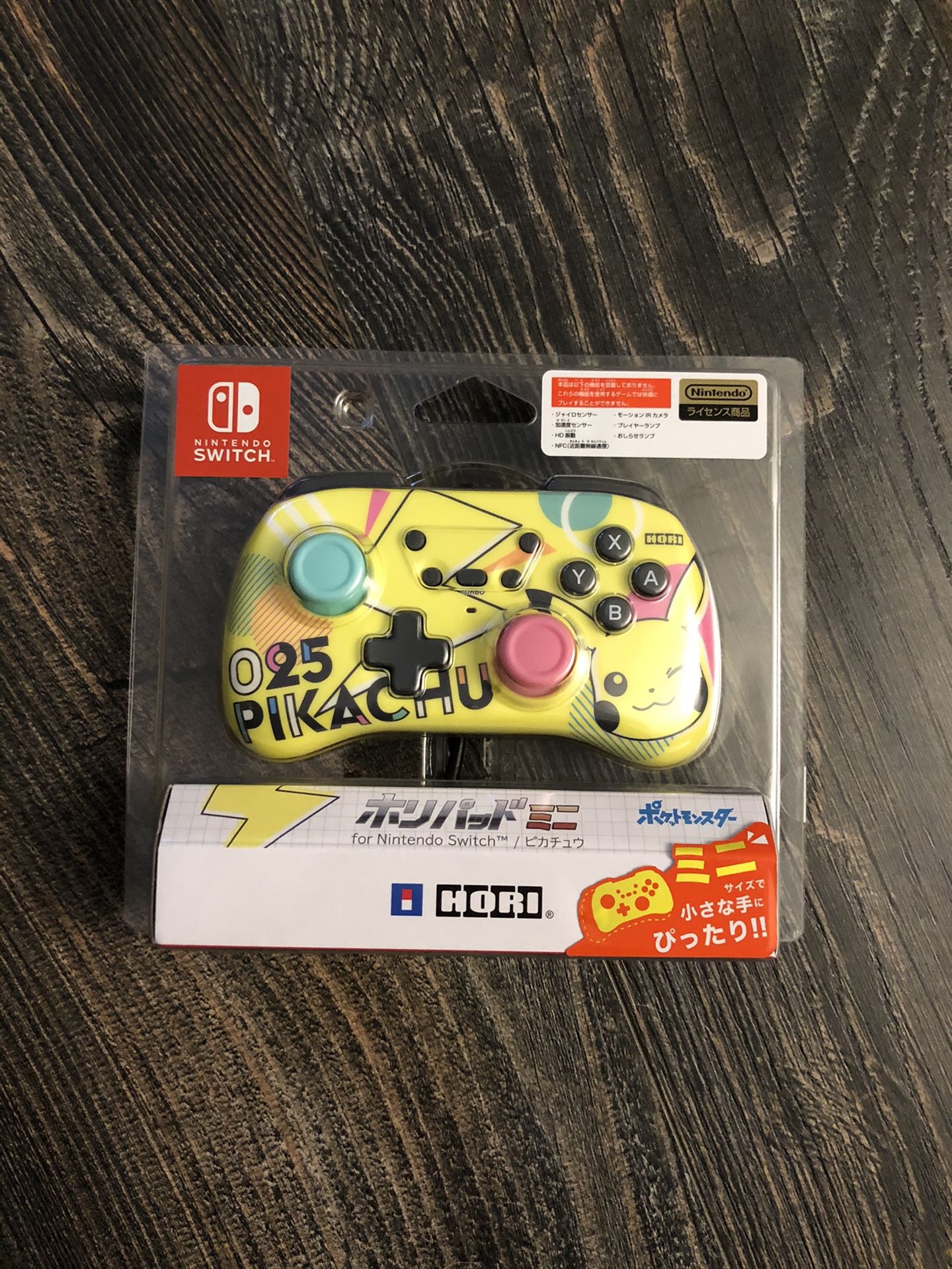 Pikachu Hori Mini Pad Switch BRAND NEW! Hori Pokémon Pikachu Mini