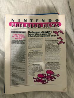 Nintendo Fun Club magazines + some Nintendo power issues