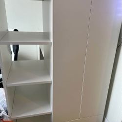Ikea Desk With Attached Closet 