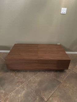 Coffee table with storage