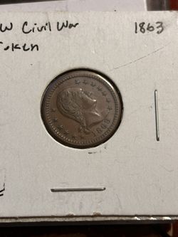 1863 Civil War Token