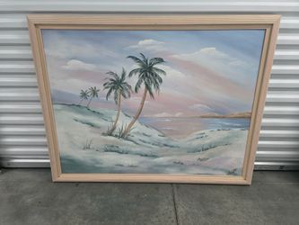 Frank Walcutt Beach Scene Painting