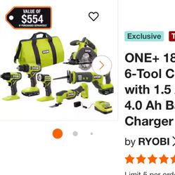 RYOBI TOOLS SET New box $130 