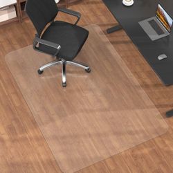 Blvornl Frosted Clear Chair Mat for Hardwood Floor