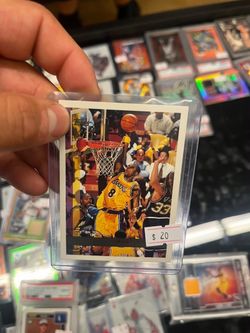 Kobe rookie card sports lakers nba Bryant