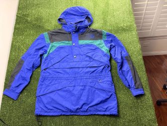 Vintage The North Face Extreme-Z Anorak Pullover Jacket Men's XL Blue Green