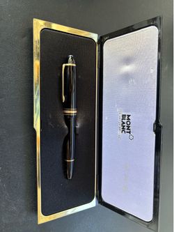 Black Mount Blanc calligraphy pen