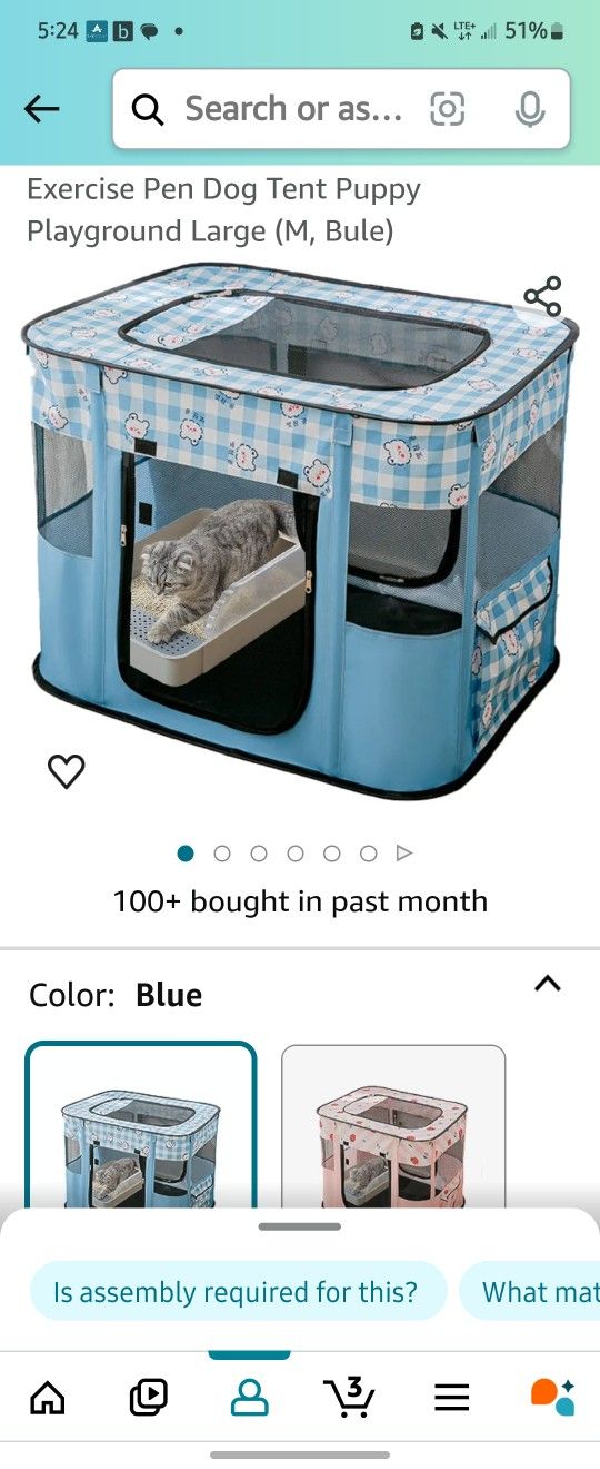 Pet Pop Up Tent