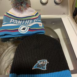 Carolina Panther beanies