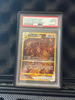 PSA 10 Giratina VSTAR GG69/GG70 Gold Alt Art Crown Zenith Pokemon