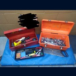 Mechanic Hand Tools With Vintage Boxes