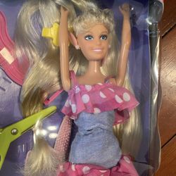 Vintage Cut And Crimp Extra Long Hair play Doll 