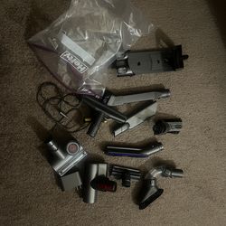 Dyson V6 attachments and charger