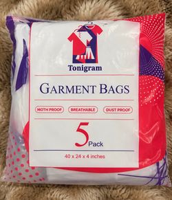 Tonigram Garment Bags 5-Pack
