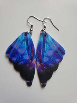 Blue Butterfly earrings 