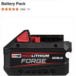M18 18V Lithium-Ion REDLITHIUM FORGE XC 8.0 Ah Battery Pack