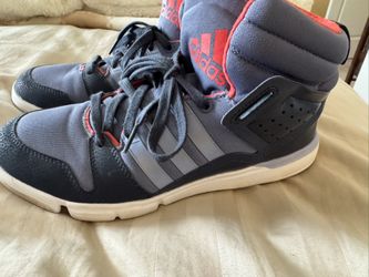 Old School Adidas High Tops Size 8.5 W/ 7y/m